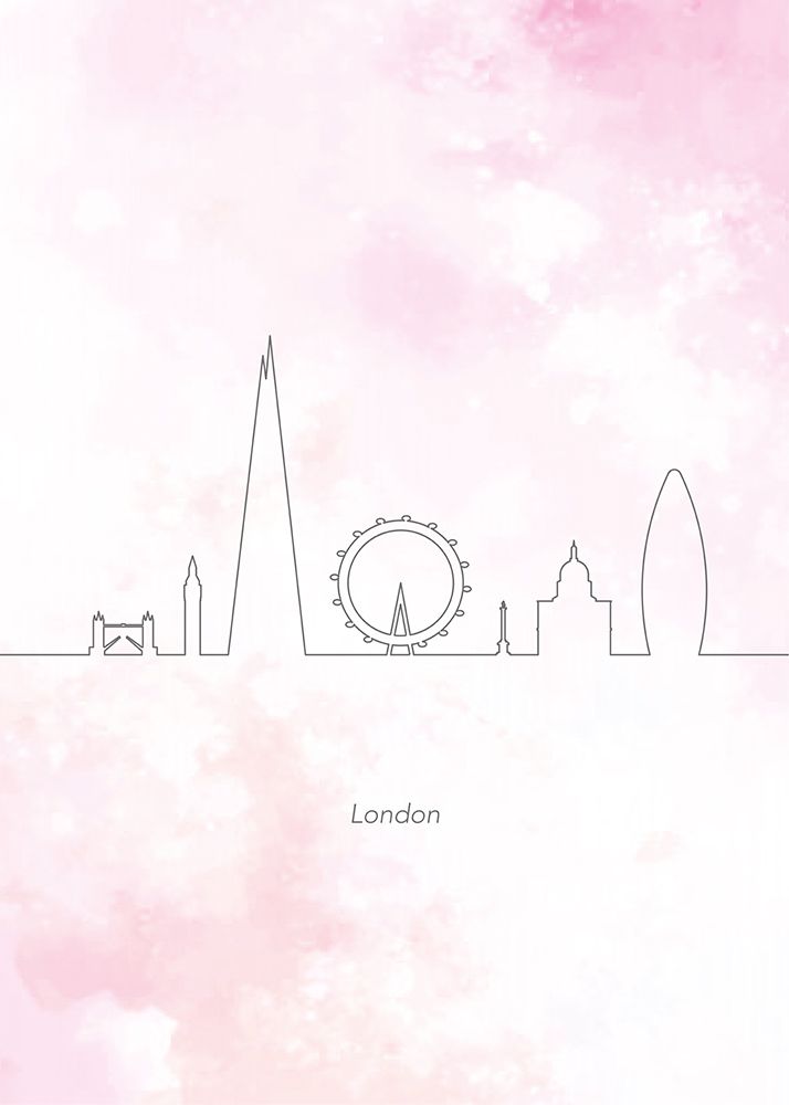 London Skyline art print by Jasmine Hollie for $57.95 CAD