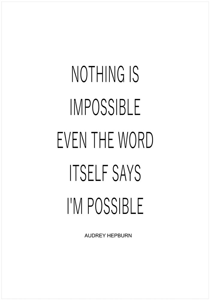 Nothing is Impossible art print by Suki Mi for $57.95 CAD
