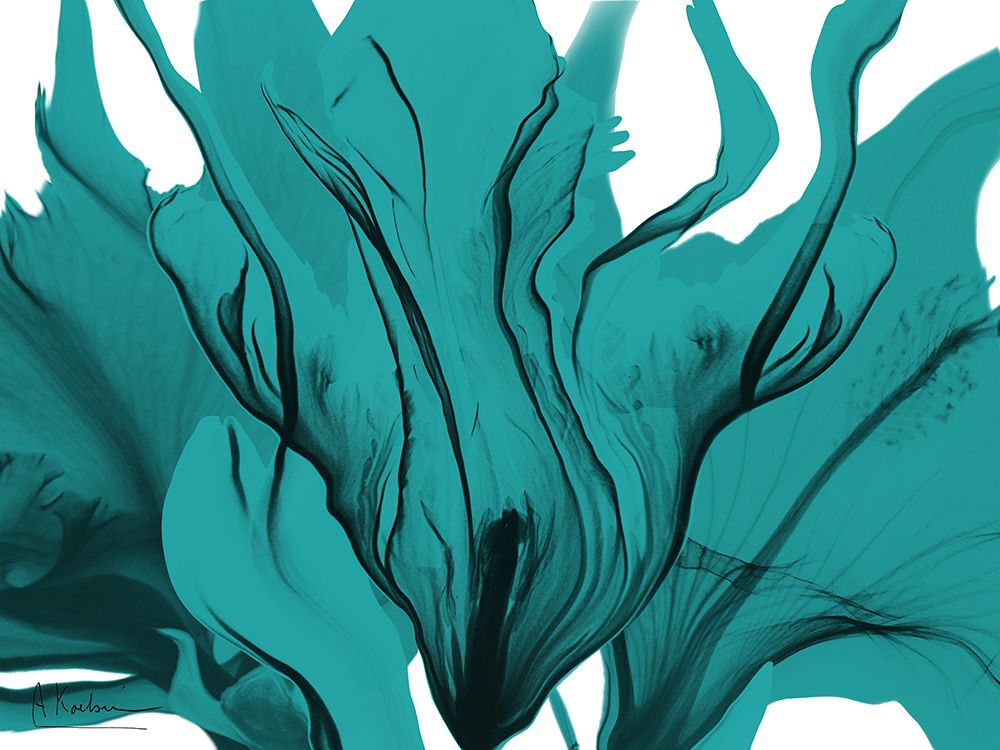 Familiar Teal 2 art print by Albert Koetsier for $57.95 CAD