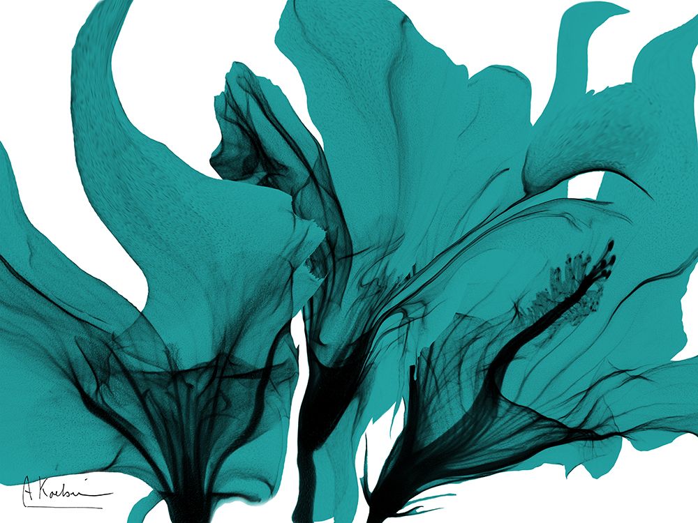 Familiar Teal 4 art print by Albert Koetsier for $57.95 CAD