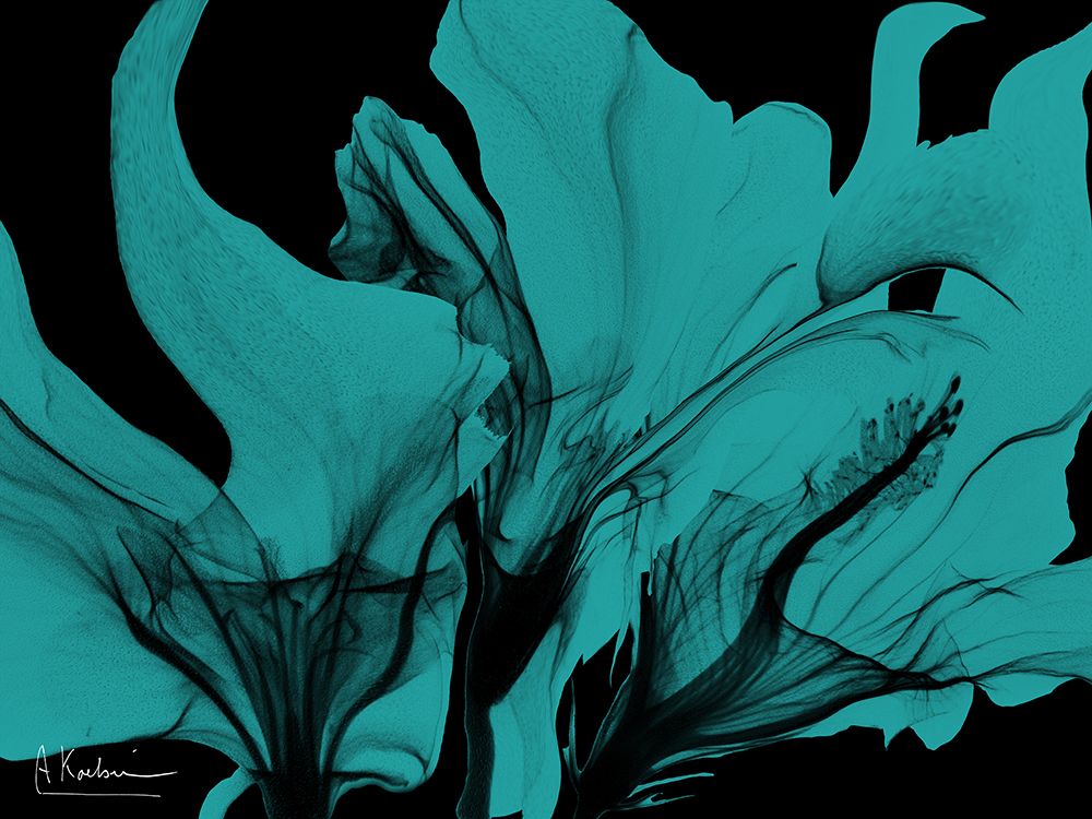 Sensitive Teal 4 art print by Albert Koetsier for $57.95 CAD