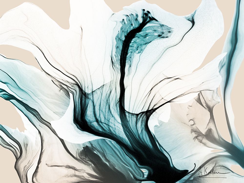 Wonderful Teal Florals 1 art print by Albert Koetsier for $57.95 CAD