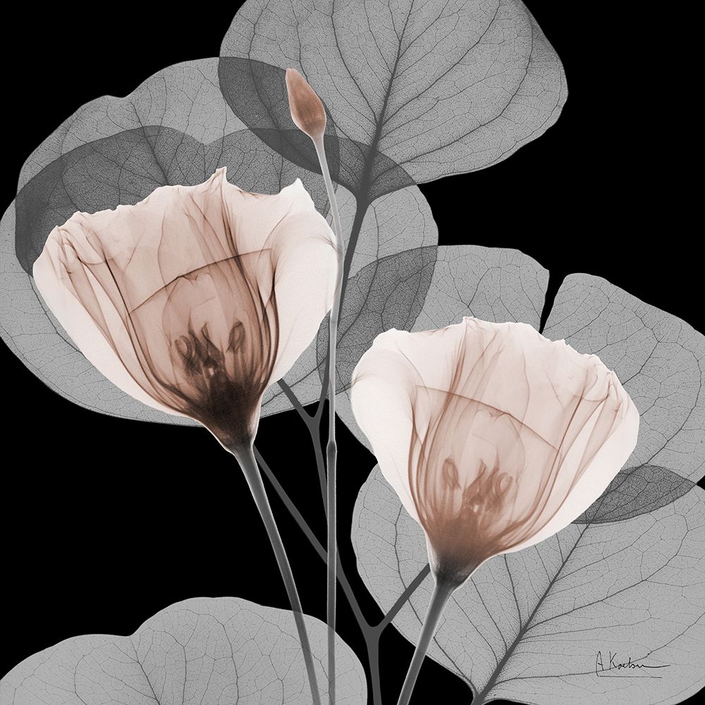 Future Mocha Blooms 2 V2 art print by Albert Koetsier for $57.95 CAD