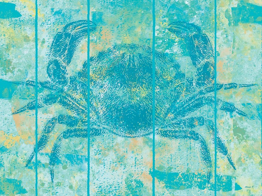 Crab Blues art print by Alonzo Saunders for $57.95 CAD