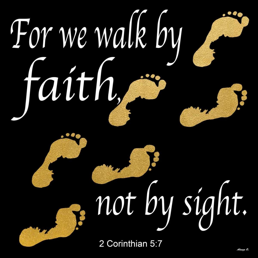 Walk By Faith 2 art print by Alonzo Saunders for $57.95 CAD