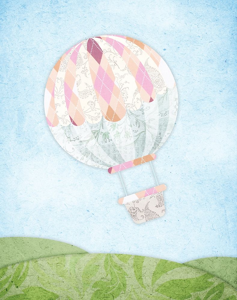 Hot Air Balloon art print by Alicia Vidal for $57.95 CAD