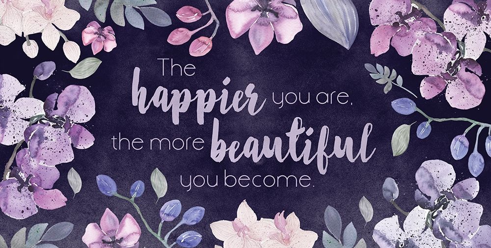 The Happier You Are art print by Alicia Vidal for $57.95 CAD