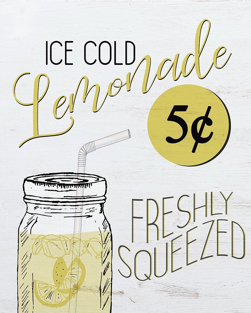 Ice Cold Lemonade v2 art print by Ann Bailey for $57.95 CAD