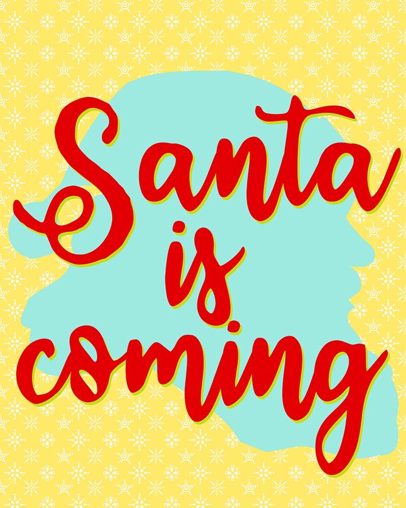Santa is Coming art print by Ann Bailey for $57.95 CAD