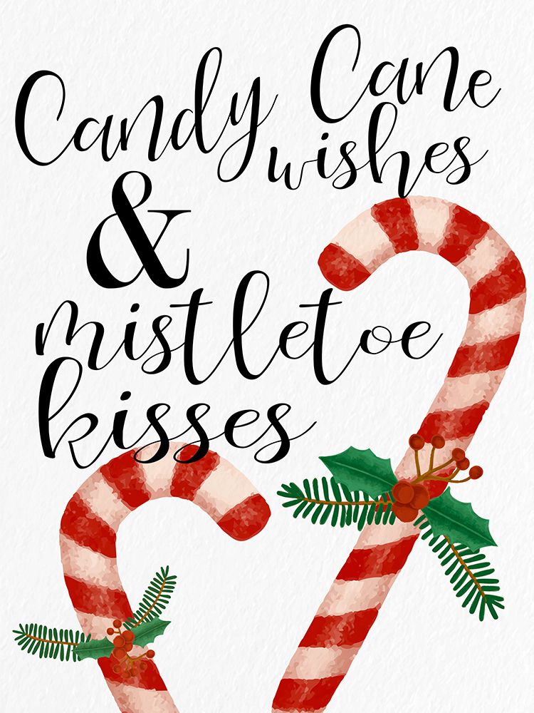 Candy Cane Wishes art print by Ann Bailey for $57.95 CAD