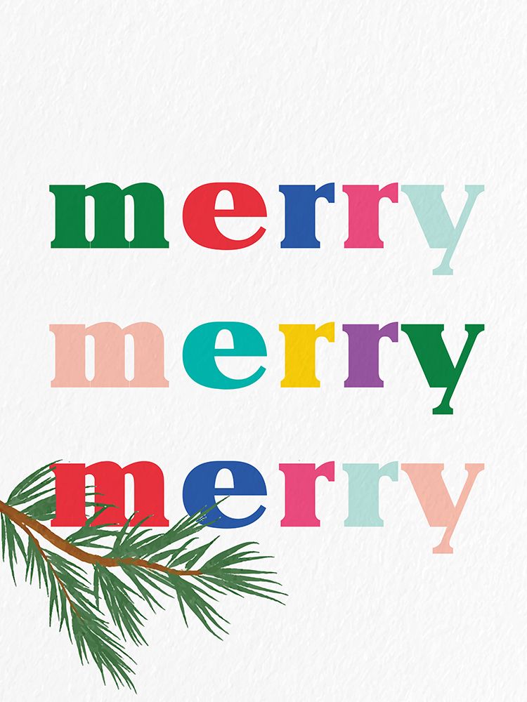 Merry Merry Merry art print by Ann Bailey for $57.95 CAD