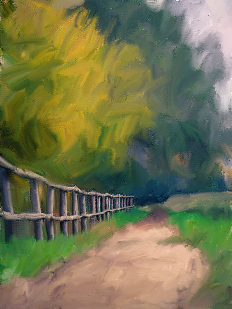 Pathway art print by Ann Bailey for $57.95 CAD