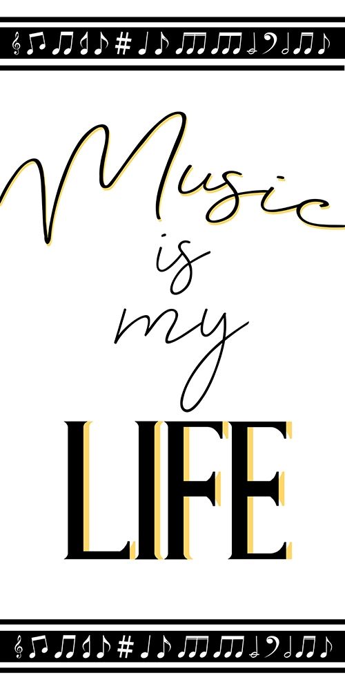 Music is My Life 1 art print by Ann Bailey for $57.95 CAD