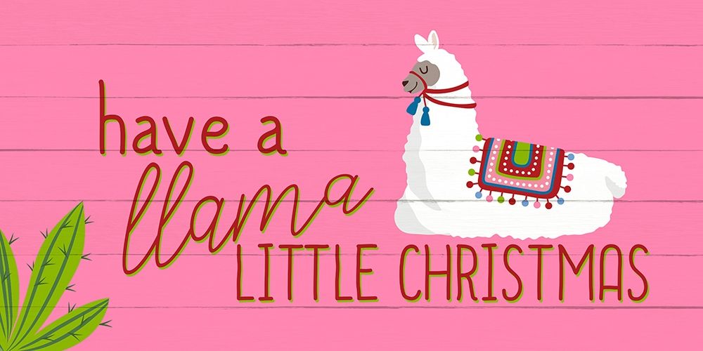 Llama Christmas art print by Ann Bailey for $57.95 CAD