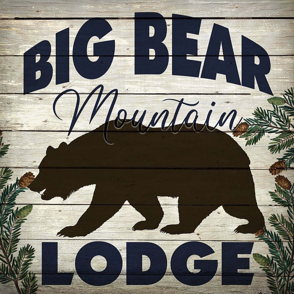 Big Bear Lodge art print by Ann Bailey for $57.95 CAD