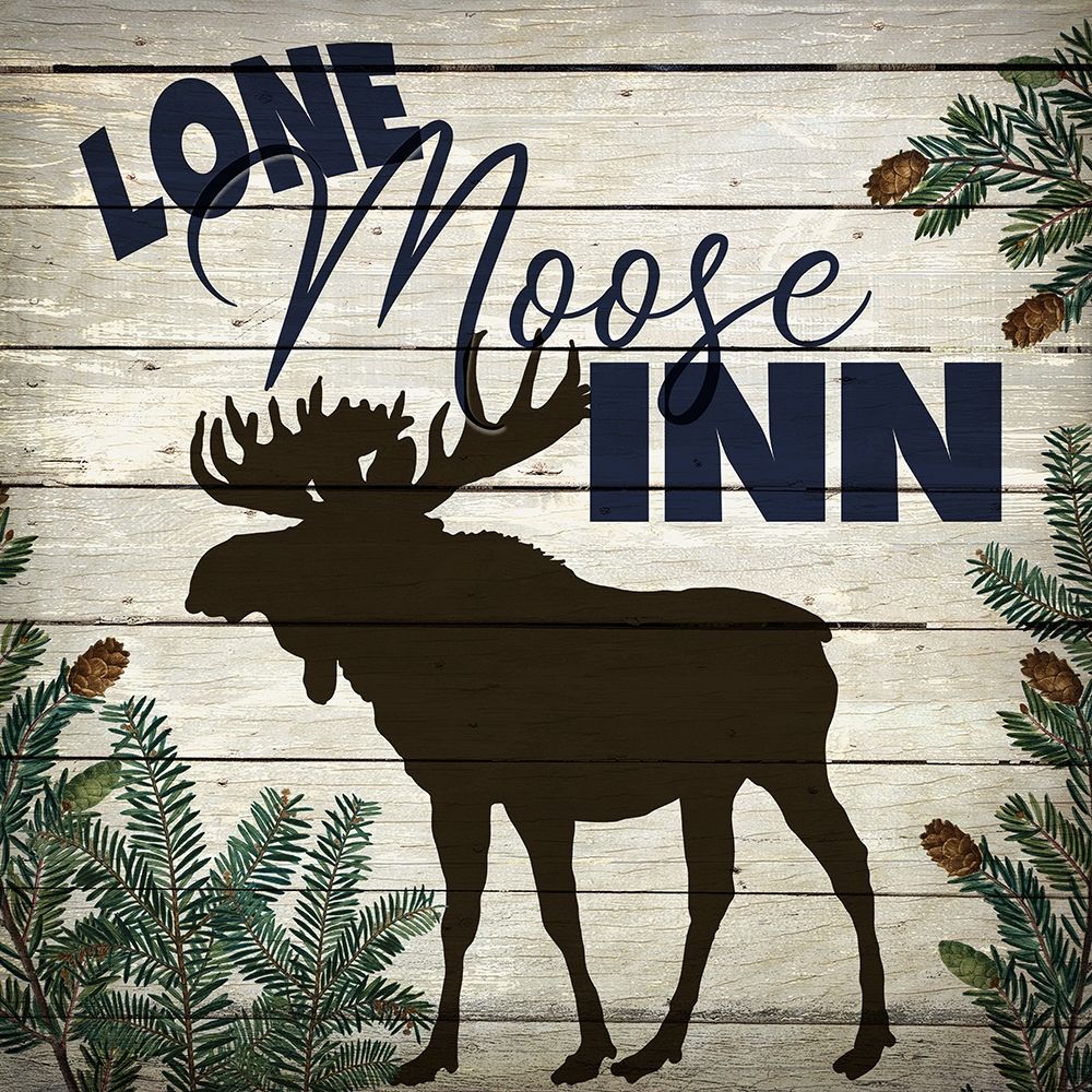 Lone Moose Inn art print by Ann Bailey for $57.95 CAD