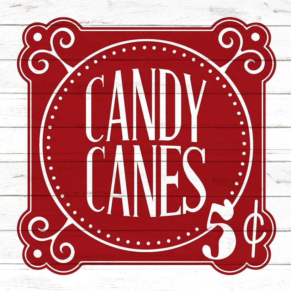 Candy Canes 5 art print by Ann Bailey for $57.95 CAD
