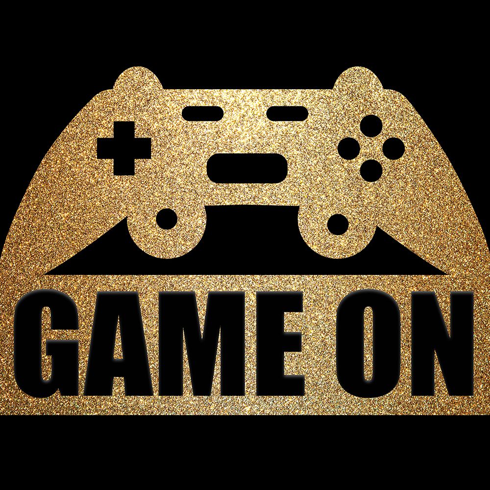 Gold Gamer Girl 2 art print by Ann Bailey for $57.95 CAD