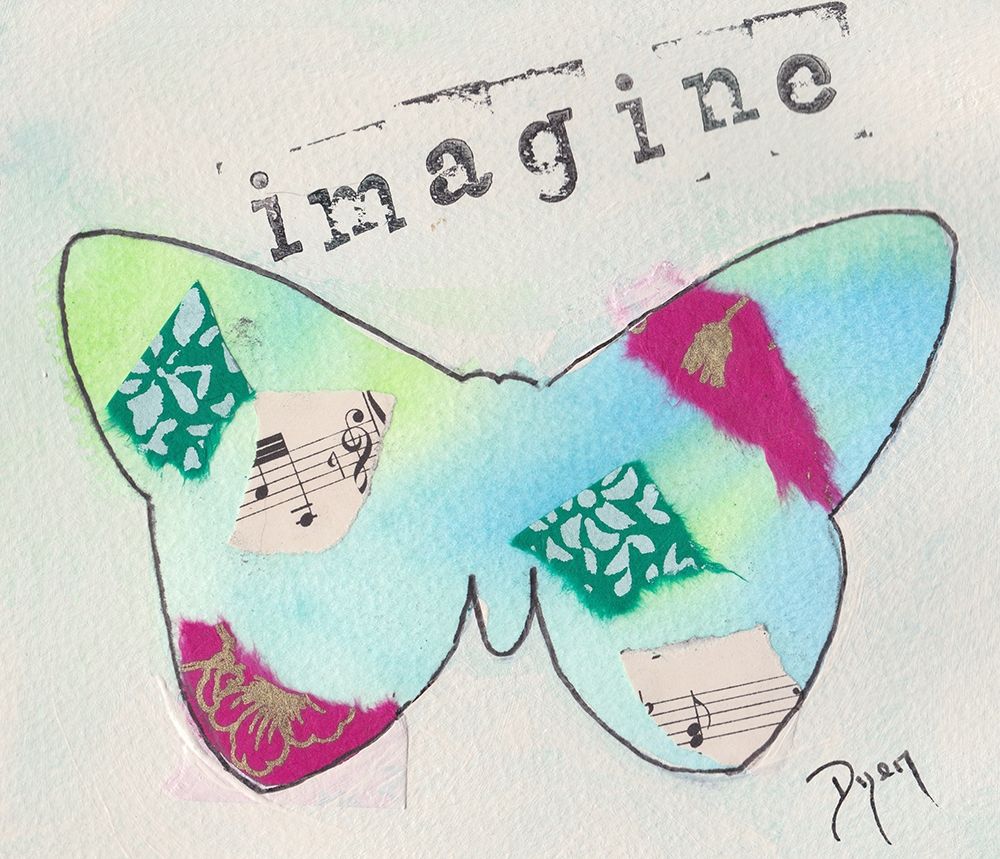 Butterfly Imagine art print by Beverly Dyer for $57.95 CAD