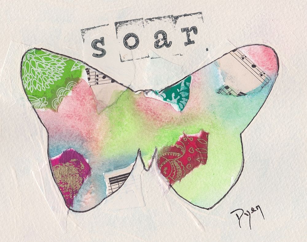 Butterfly Soar art print by Beverly Dyer for $57.95 CAD