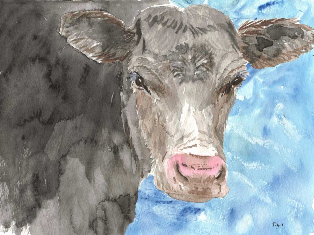 Bull art print by Beverly Dyer for $57.95 CAD
