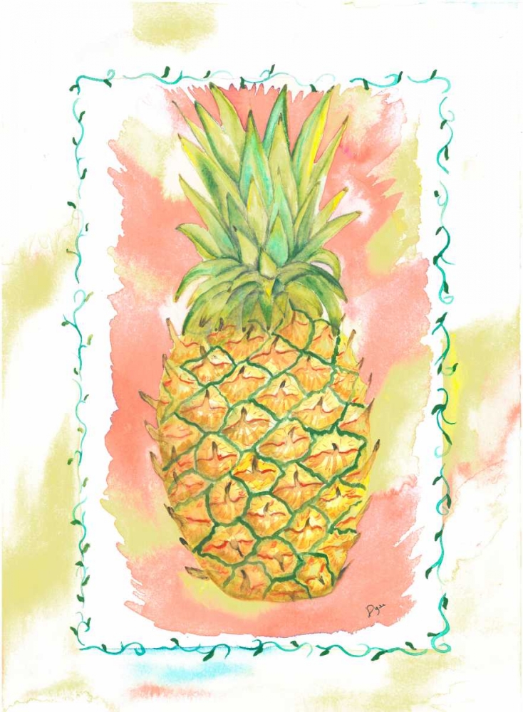 Pinapple Party art print by Beverly Dyer for $57.95 CAD