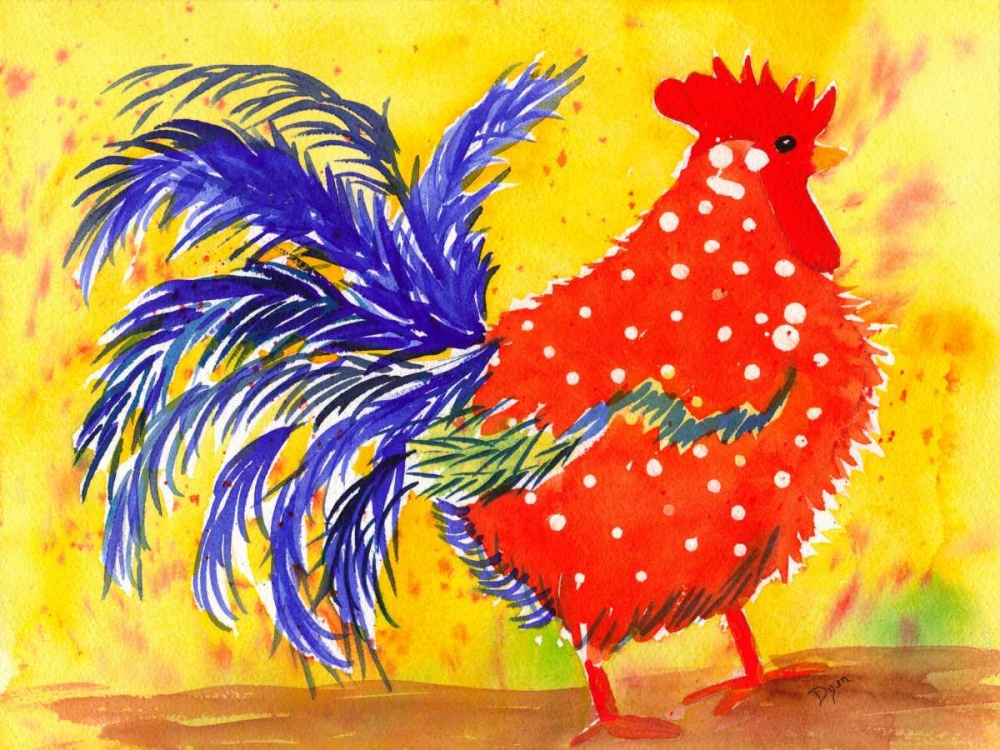 Farm House Rooster III art print by Beverly Dyer for $57.95 CAD