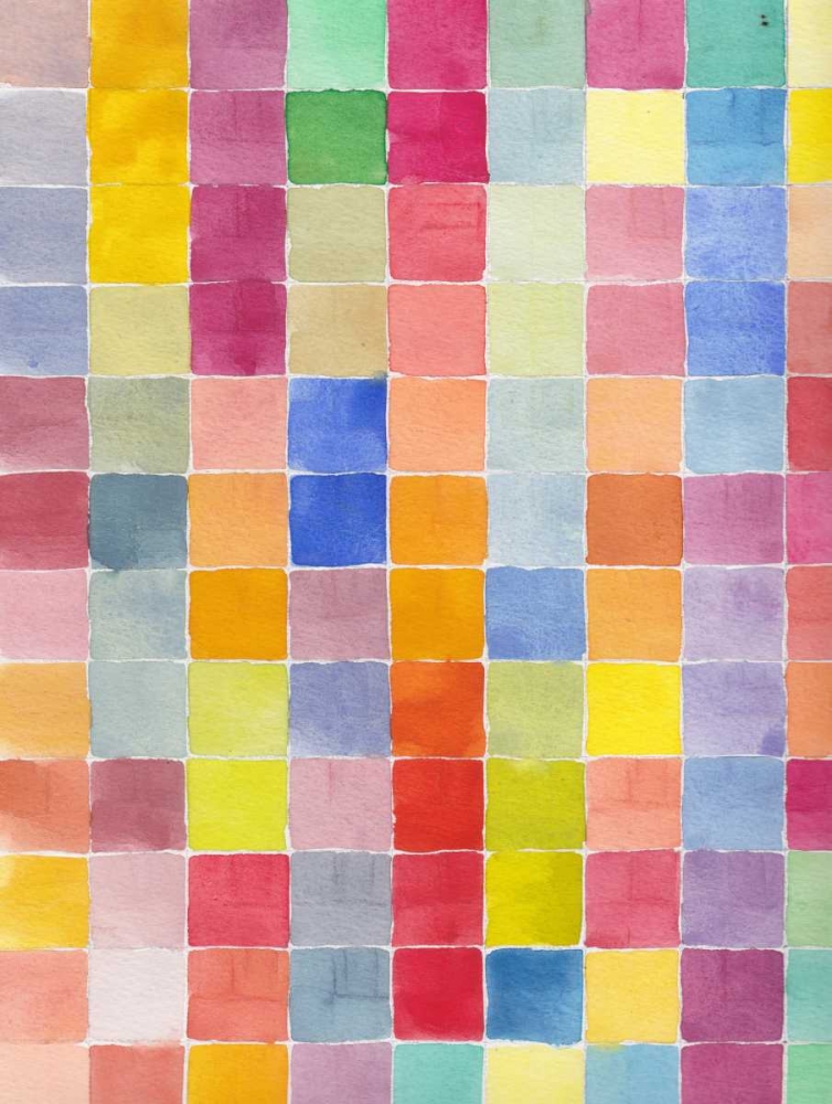 Rainbow Color Block 2 art print by Beverly Dyer for $57.95 CAD