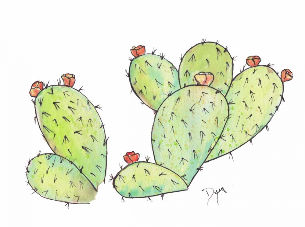 Prickly art print by Beverly Dyer for $57.95 CAD