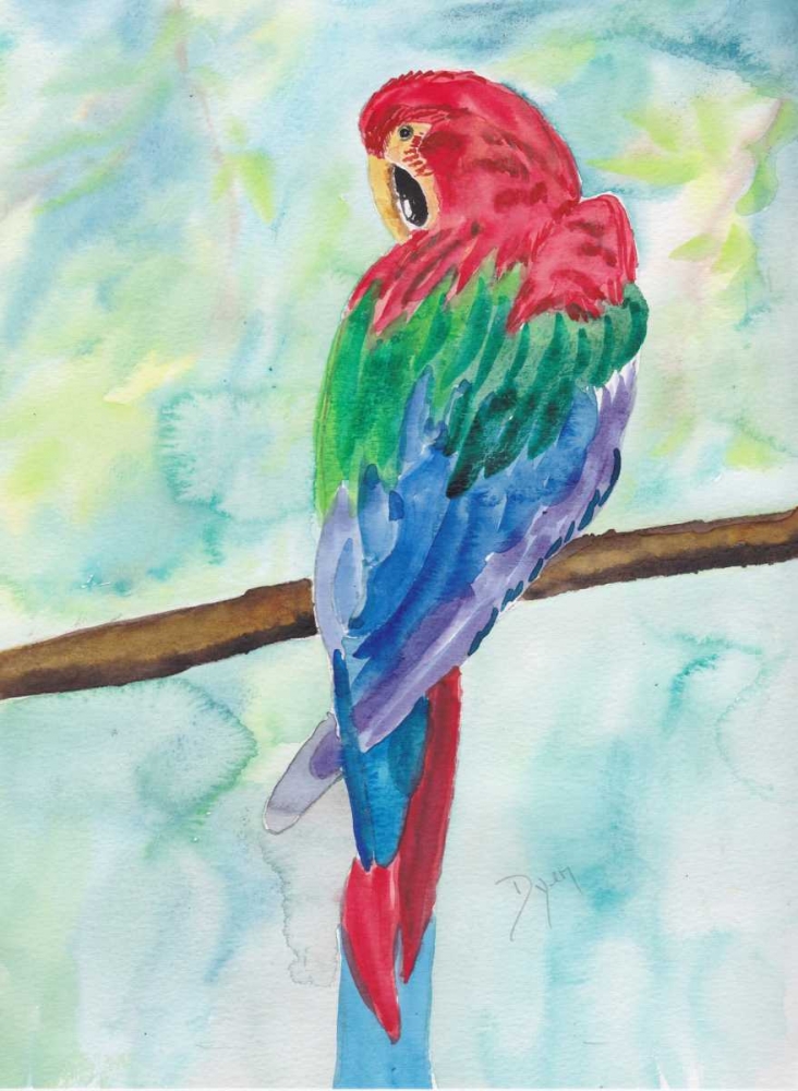 Tropical Perch I art print by Beverly Dyer for $57.95 CAD