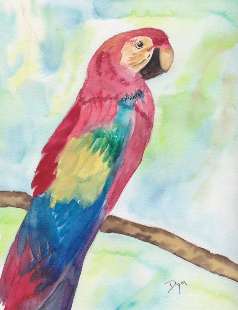 Tropical Perch II art print by Beverly Dyer for $57.95 CAD