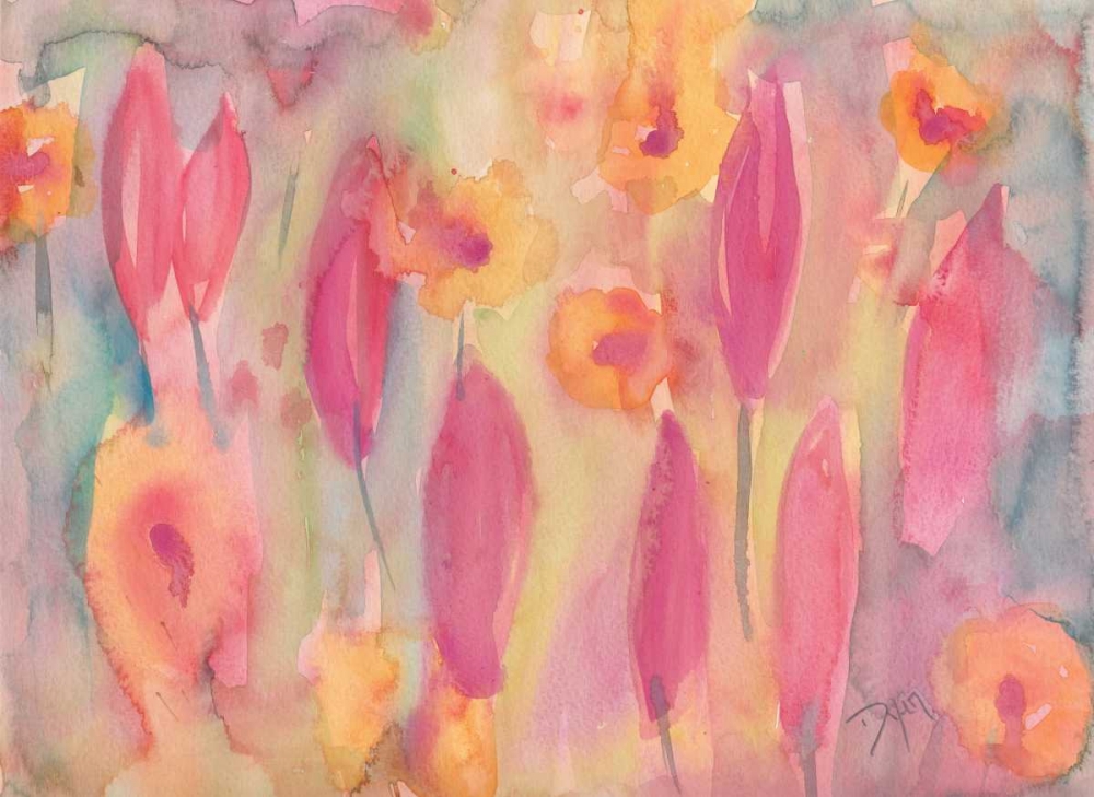 Snow Flowers II art print by Beverly Dyer for $57.95 CAD