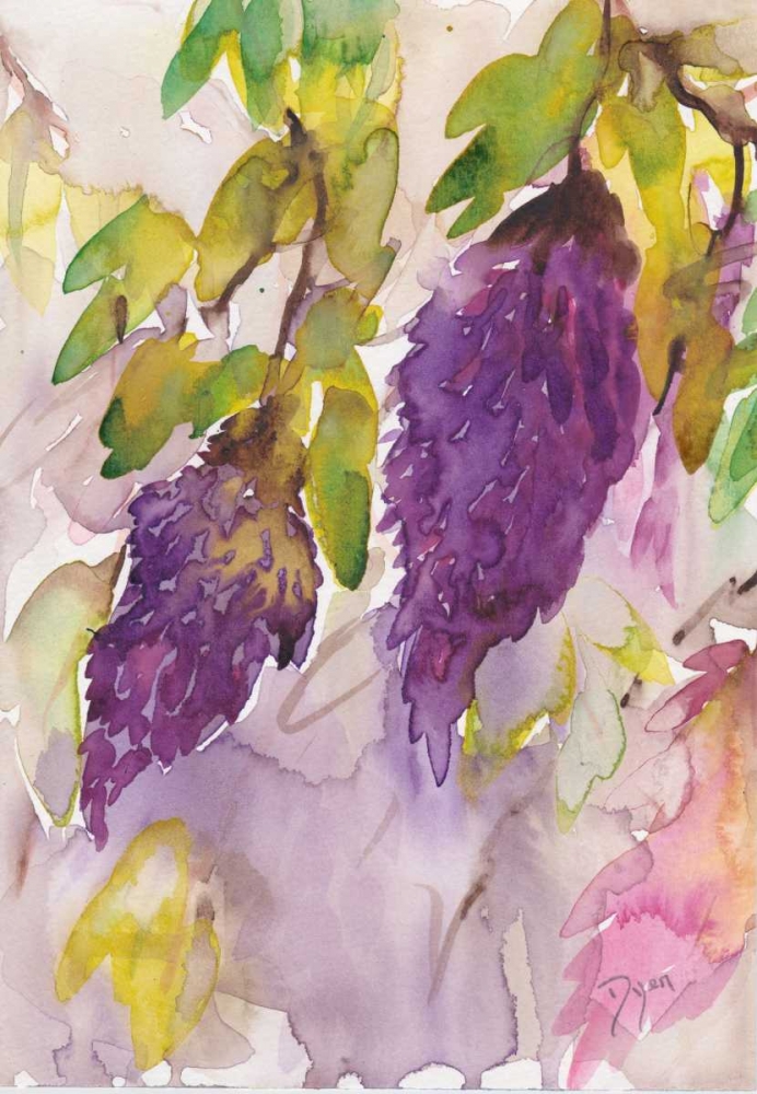 Wisteria I art print by Beverly Dyer for $57.95 CAD
