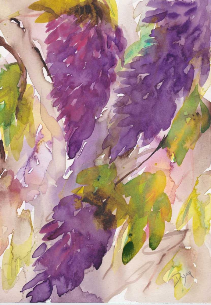 Wisteria II art print by Beverly Dyer for $57.95 CAD