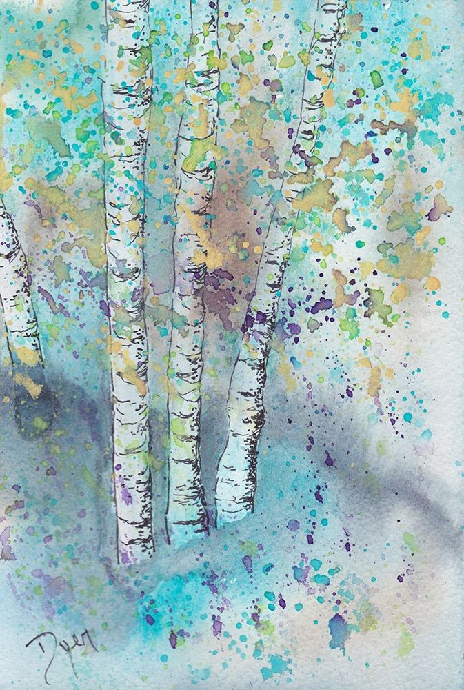 Blue Forrest art print by Beverly Dyer for $57.95 CAD