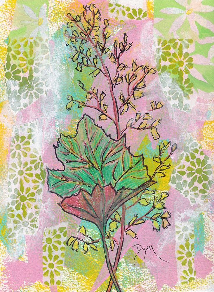 Botanical Boho Foam Flower art print by Beverly Dyer for $57.95 CAD