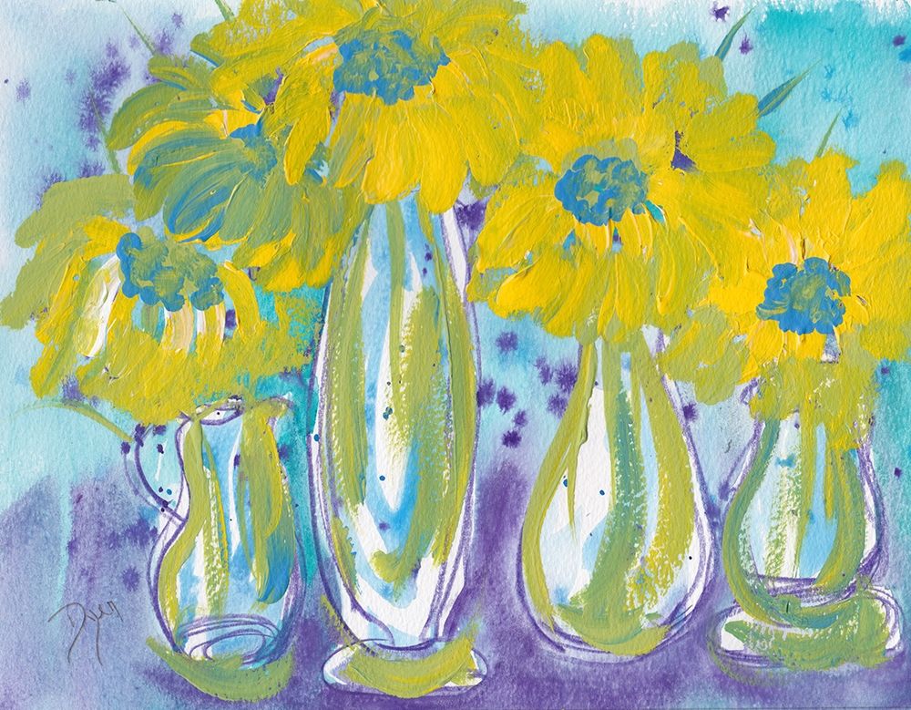 Sunflower art print by Beverly Dyer for $57.95 CAD