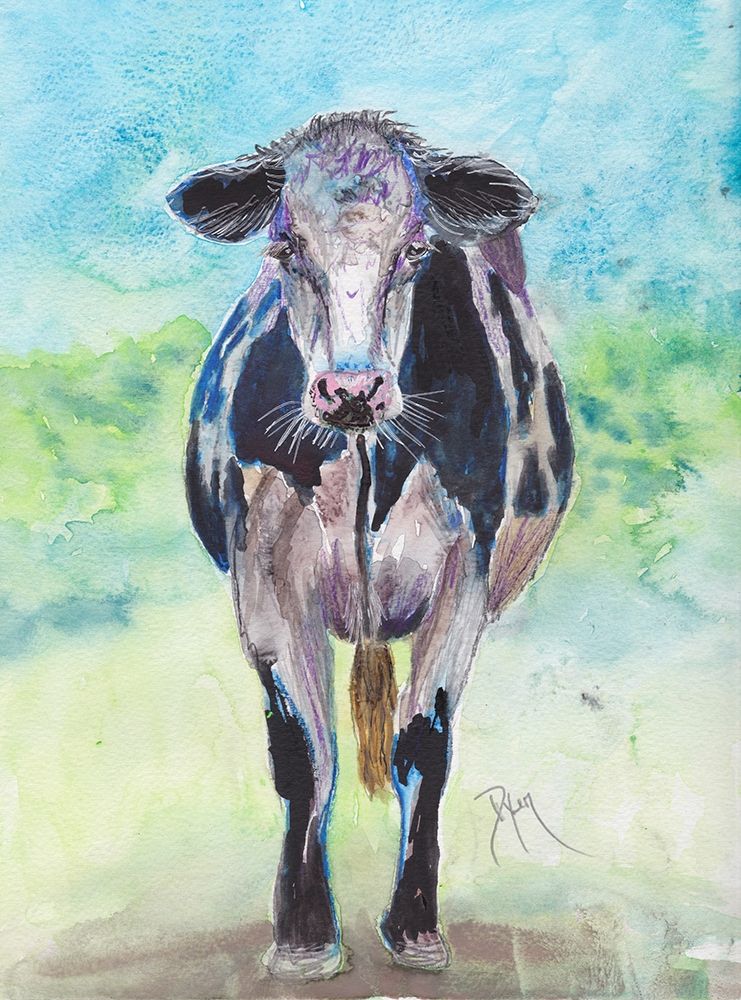 Mapleview Cow art print by Beverly Dyer for $57.95 CAD