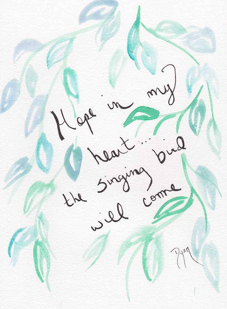 Sentiment Hope art print by Beverly Dyer for $57.95 CAD