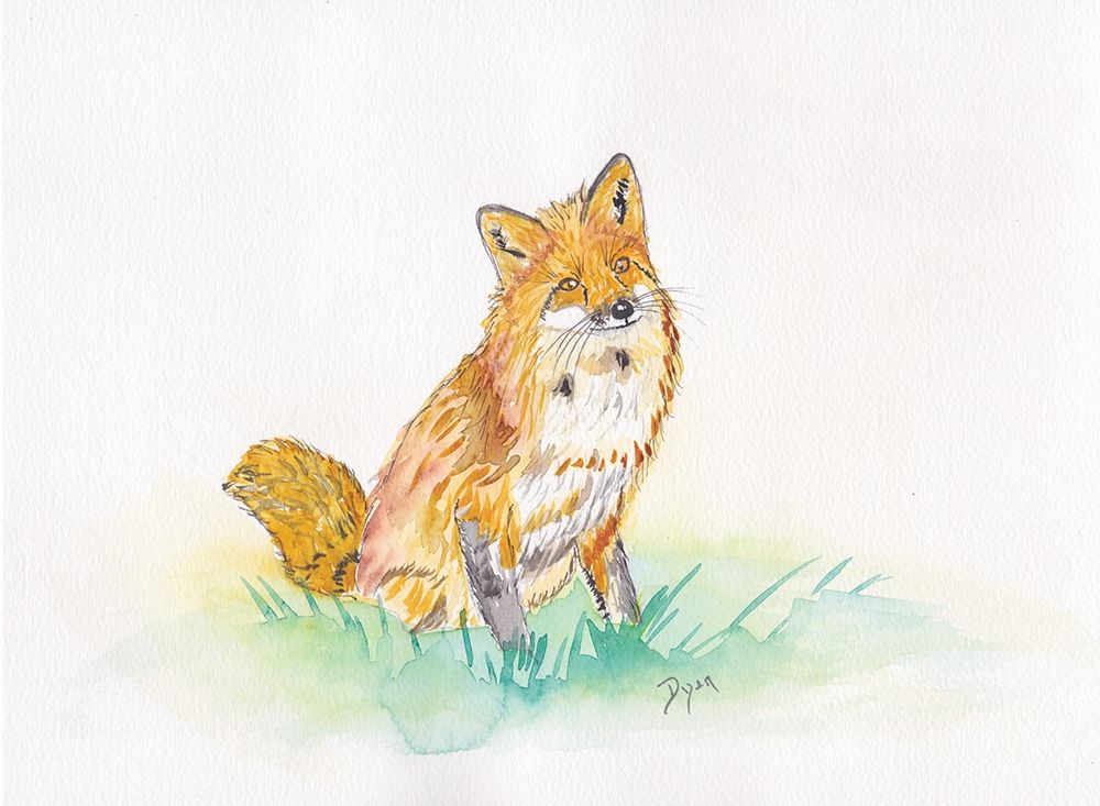 Golden Fox art print by Beverly Dyer for $57.95 CAD