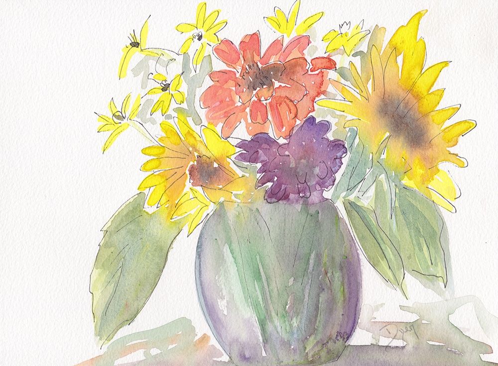 Sunny Bouquet art print by Beverly Dyer for $57.95 CAD