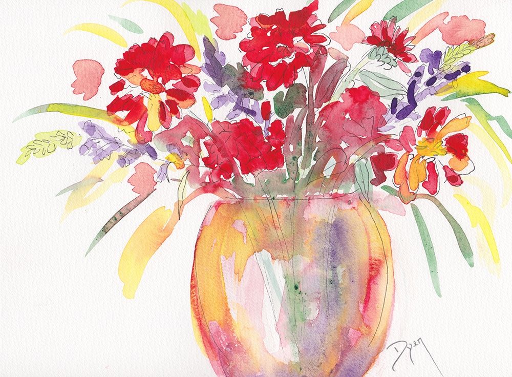 Summer Bouquet art print by Beverly Dyer for $57.95 CAD