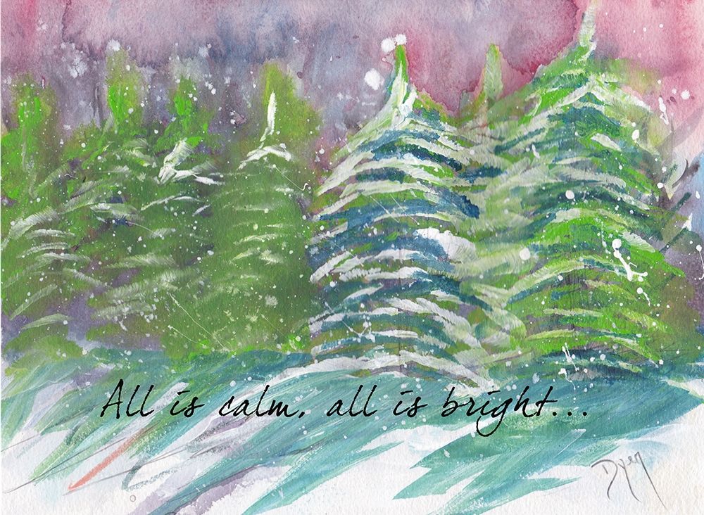 All is Calm All is Bright art print by Beverly Dyer for $57.95 CAD