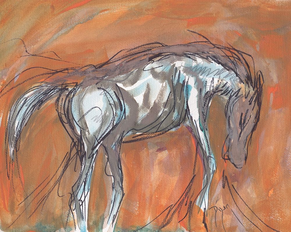 Southwest Horse art print by Beverly Dyer for $57.95 CAD