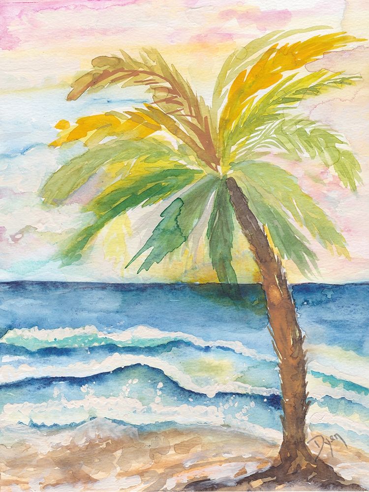 Coastal Palm art print by Beverly Dyer for $57.95 CAD