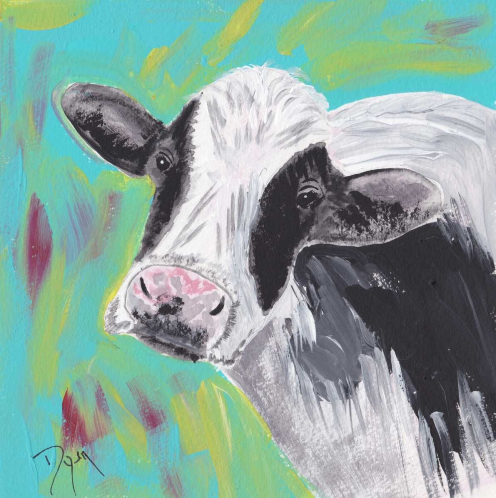 Farm Life Cow art print by Beverly Dyer for $57.95 CAD