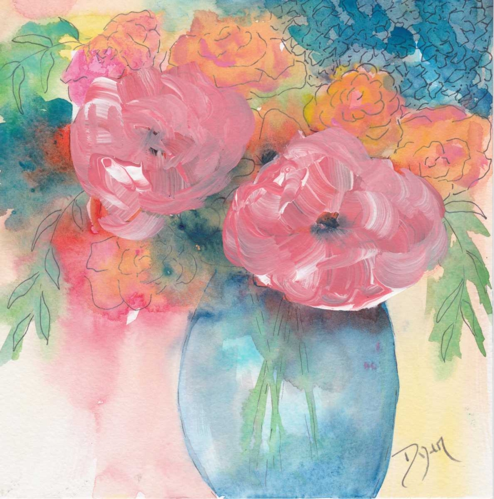 Summer Bouquet art print by Beverly Dyer for $57.95 CAD