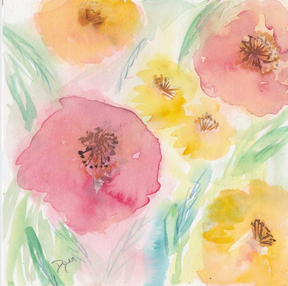 Soft Floral II art print by Beverly Dyer for $57.95 CAD