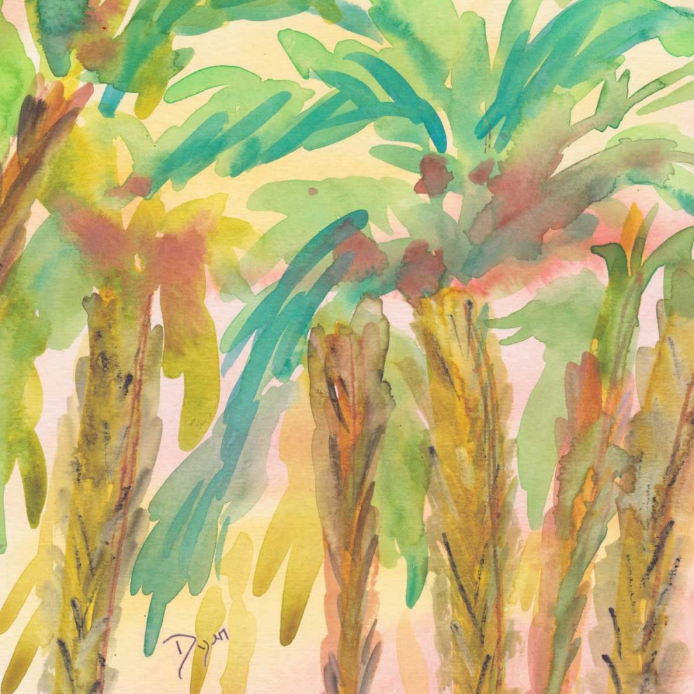Sunset Palms 2 art print by Beverly Dyer for $57.95 CAD