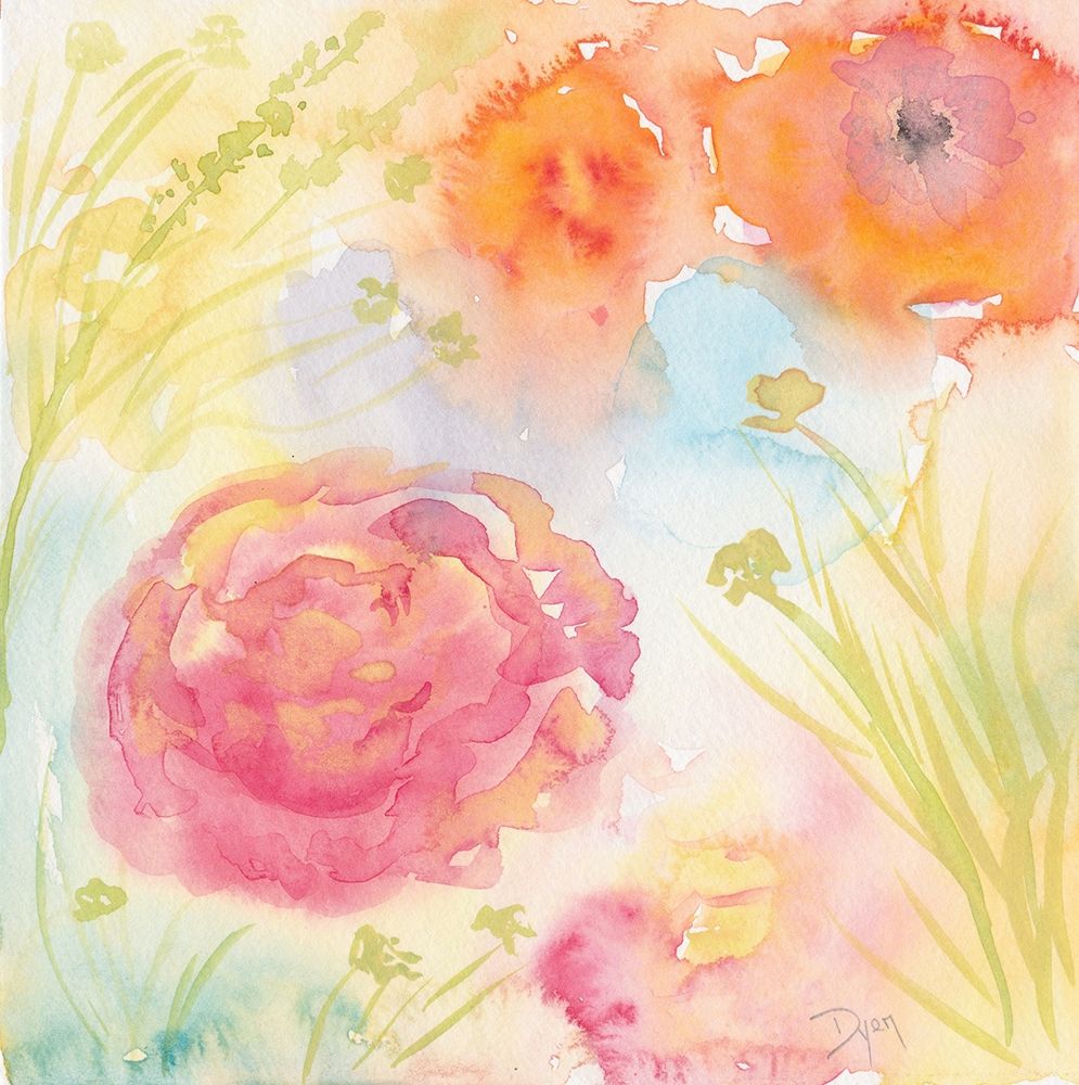 Summer Floral 2 art print by Beverly Dyer for $57.95 CAD